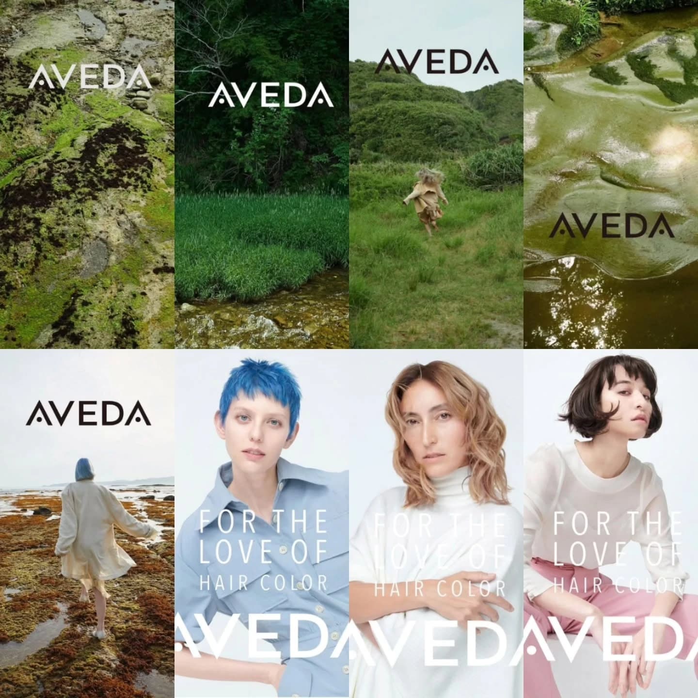 Aveda product collection at David Kim Salon